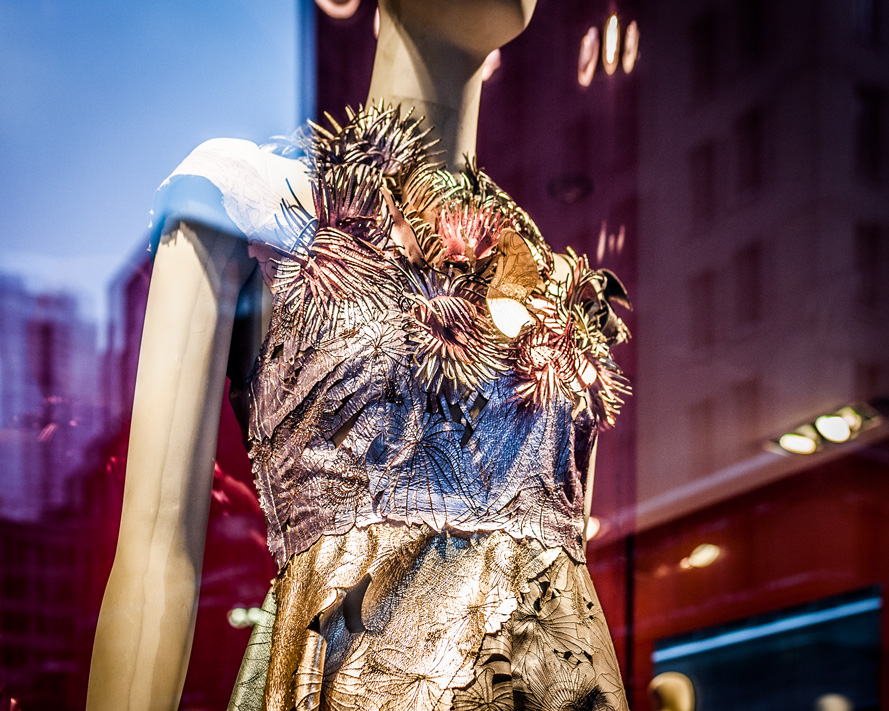 Fashion Window Reflected Architecture Toronto photographer David Walker