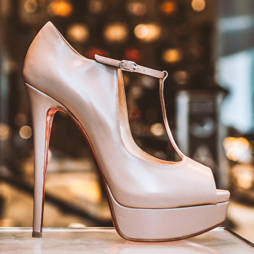 Louboutin Platform T-Strap Stiletto Heel Fashion Winter 2016 downtown Toronto Canada dance and performance photographer David Walker