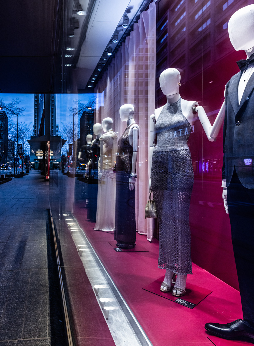 Holt Renfrew Fashion Window Spring 2026 downtown Toronto Canada dance and performance photographer David Walker