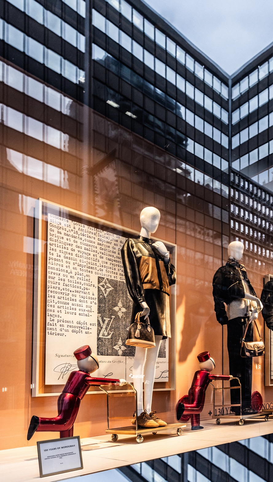 Louis Vuitton Fashion Window Spring 2026 downtown Toronto Canada dance and performance photographer David Walker