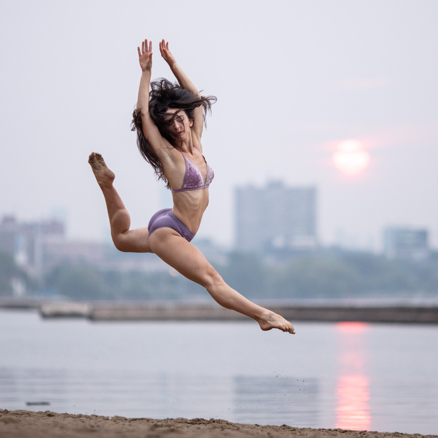 matin danseuse grâce
