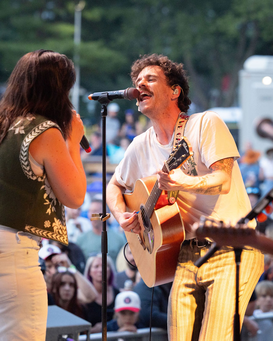 Performance Art Jimmy Chauveau - The Strumbellas - Tall Pines Music and Arts Festival Toronto Canada dance photographer David Walker