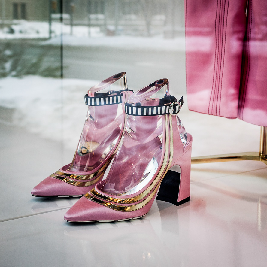 Louis Vuitton Satin Pumps Art Toronto Canada dance photographer David Walker