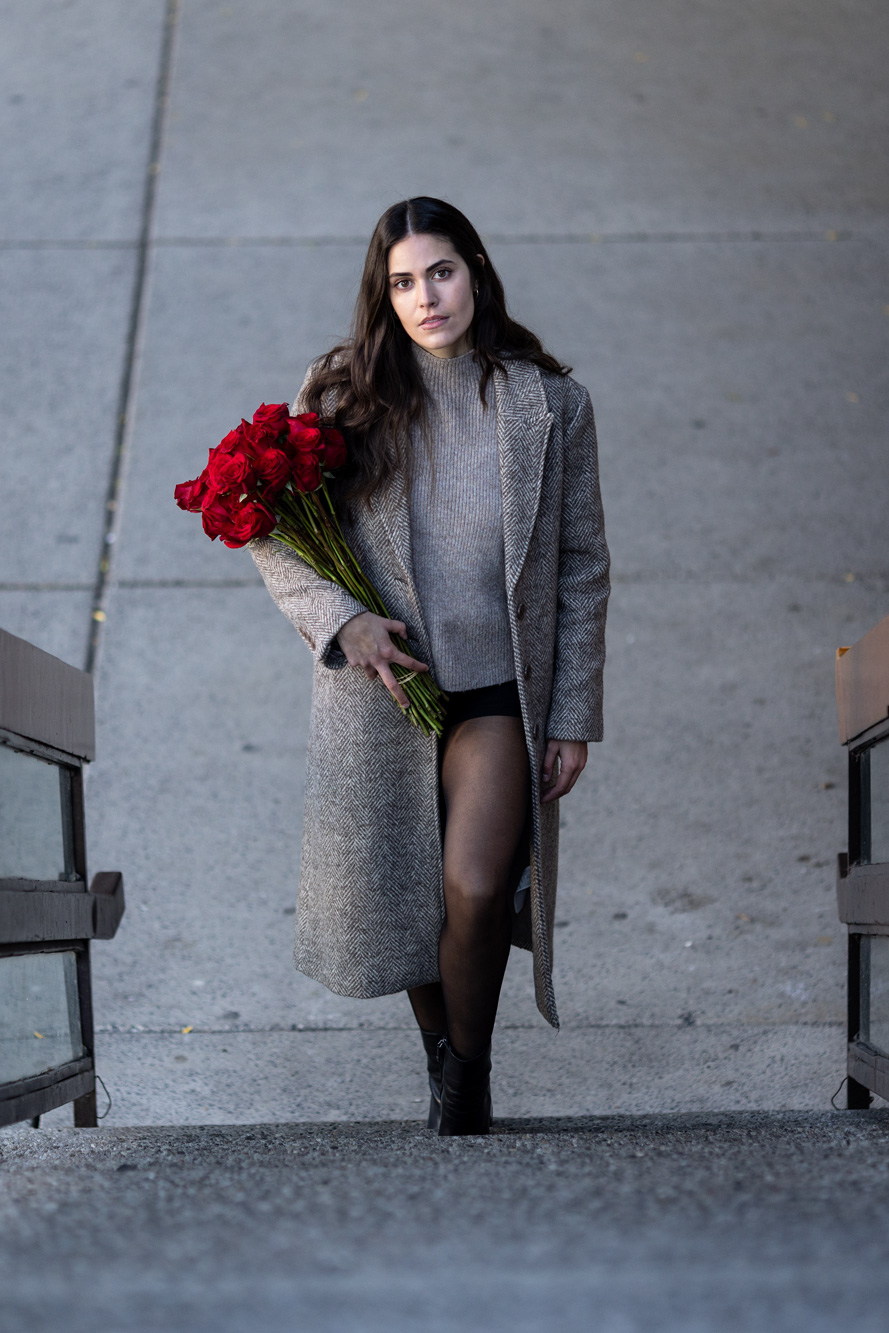 danseuse fleur rouge