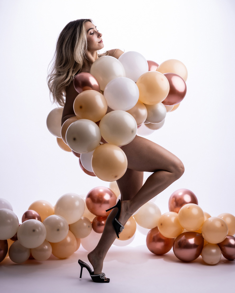 danseuse ballons mode