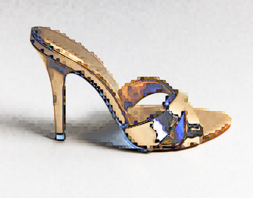 Aldo Amandah 95mm Gold Stiletto Mule Shoes Toronto Canada Performance photographer David Walker
