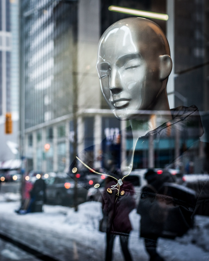 Toronto Fashion Window Winter 2015 Fashion Toronto Canada dance and performance photographer David Walker